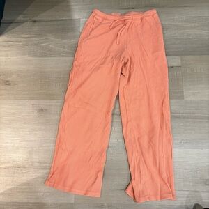 Womens old navy waffle Coral Pants vacation